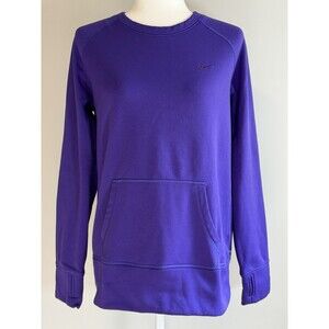 Nike Purple Women’s Pullover Sweatshirt Therma Fit Size Large
